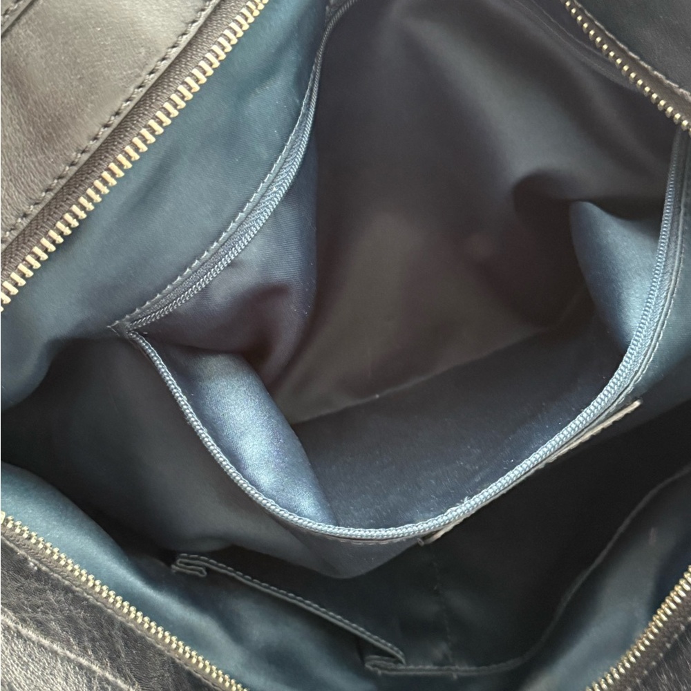 Coach Madison Chenille Ocelot Tote bag. 
 Black Leopard Print - Picture 6 of 12